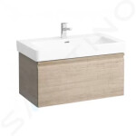 Laufen - Pro S Skříňka s umyvadlem, 1200x530x500 mm, 1 zásuvka, světlý dub H8609684791041