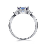 Royal Fashion stříbrný pozlacený prsten Alexandrit DGRS0013-WG Velikost: 6 (EU: 51-53)