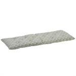 MADAM STOLTZ Prošívaná matrace Blue/Off White 45 × 125 cm, modrá barva, textil