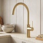 REA - Kuchyňská baterie Rivo Brush Gold REA-B9342