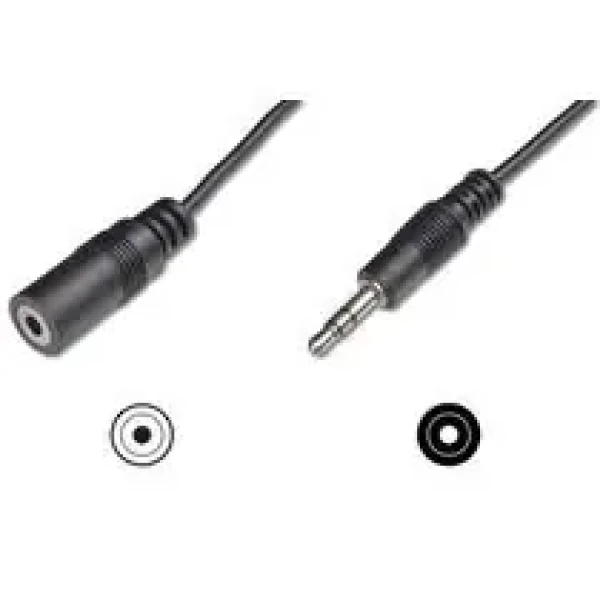 Digitus audio kabel JACK-JACK prodlužovací 3m (AK 203 2,5M)