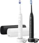 Philips Sonicare 7100 HX7429/02 (2ks) černá/bílá / 2x Sonický zubní kartáček / Bluetooth / výdrž 504 h (HX7429-02)