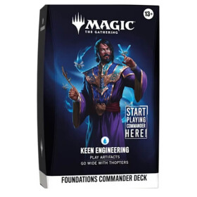 Magic The Gathering Foundations Commander Deck - Keen Engineering