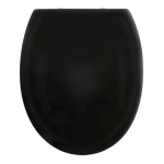 Spirella HARRY WC prkénko černé / soft-close / Easy Clip / polypropylen