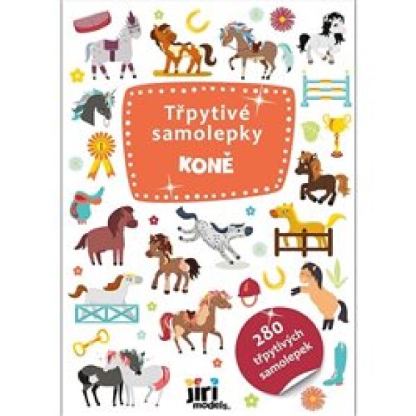 Koně - Třpytivé samolepky