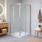 HOPA - Sprchový kout BARCELONA PLUS QUADRATO - Barva rámu - Chrom/Leštěný hliník (ALU), Rozměr A - 90, Rozměr B - 90, Směr zavírání - Univerzální Levé / Pravé, Výplň - Grape bezpečnostní sklo - 5 / 6 mm OLBBAR90CGBV