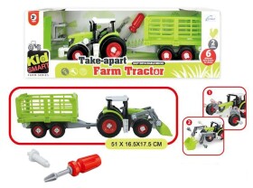 Traktor s vlečkou šroubovací 45 cm, Wiky Vehicles, W006507