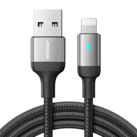 Joyroom S-UL012A10 Nabíjecí kabel USB-A (M) - Lightning (M) 2.4A 1.2m černá (S-UL012A10 1.2m LB)