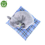 Plyšový pes francouzský buldoček ležící 23 cm ECO-FRIENDLY