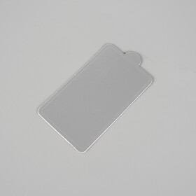 Cake star Podložka pod minidezerty stříbrná obdelník 10x6 cm