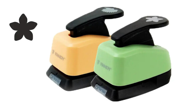 Děrovačka dekorační 16mm - Kytka 058