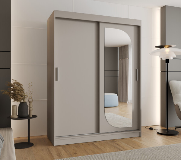 Šatní skříň Abi Lucy Rozměry: 150 cm, Barva korpusu + barva dveří: Kašmír + Kašmír