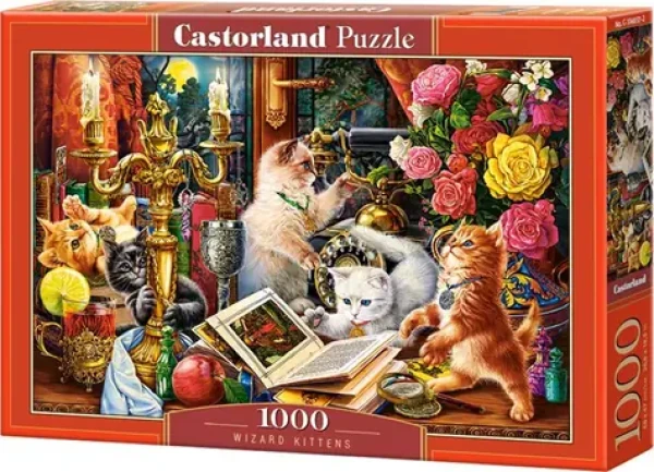 Castorland 104857 Puzzle Koťata kouzelníci