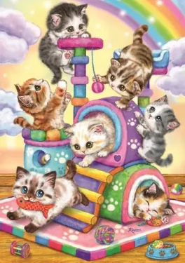 Ravensburger Puzzle: Hravá koťátka