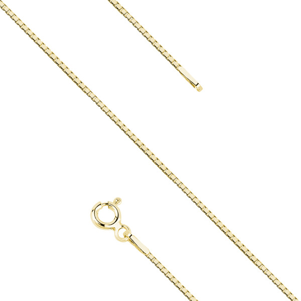 LUNICA Stříbrný řetízek GOLD BOX 55cm 0296