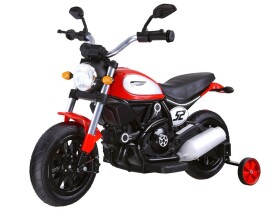 Mamido Dětská elektrická motorka Street Bob červená