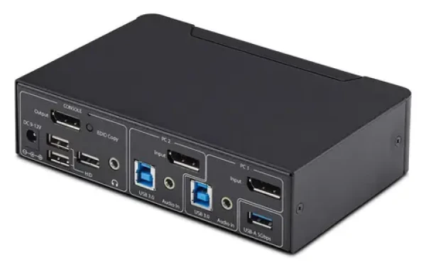 StarTech 2-portový DisplayPort / KVM přepínač / 4K 60Hz / USB 3.0 / EDID Management (P2AD122-KVM-SWITCH)