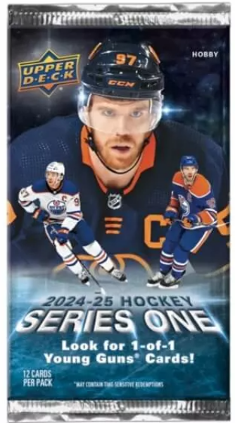 Hokejové Karty NHL 2024/25 Upper Deck Series 1 Hobby Balíček