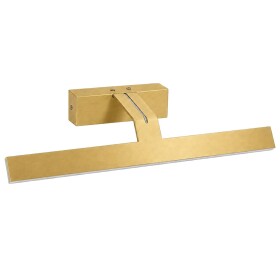 Koupelnové nástěnné LED svítidlo SWE007-1W 43cm BRUSH GOLD OSW-20106