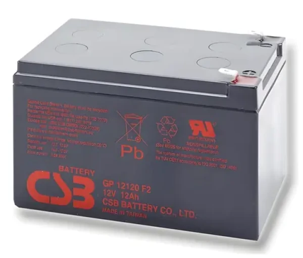 CSB GP12120 F2 / Záložní akumulátor VRLA AGM / 12V / 12Ah (GP12120 F2)