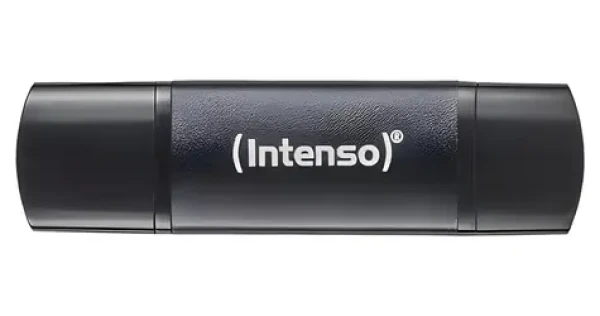 Intenso Flex Line 256GB černá / Flash disk / USB-C, USB-A / USB 3.2 Gen 1 / čtení a zápis 70 MB/s (3544492)