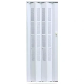 Shrnovací dveře Crystalline glass bílé 860mm