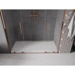MEXEN/S - Velar L Duo posuvné sprchové dveře 170, transparent, růžové zlato 871-170-003-02-60