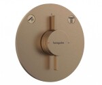 HANSGROHE - DuoTurn S Baterie pod omítku, pro 2 spotřebiče, kartáčovaný bronz 75418140