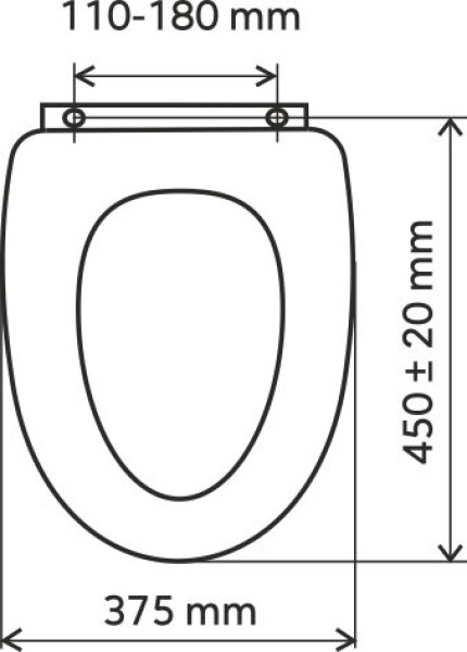 Sedátko MDF WC/STENATA