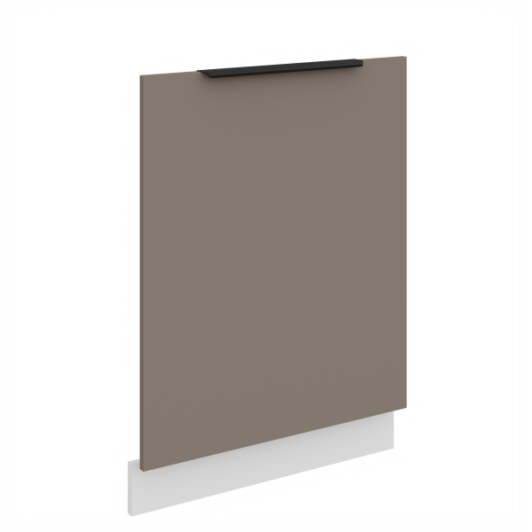 Dvířka na vestavnou myčku nádobí Aria ZM 713x596 Barva korpusu: Bílá, Barva dvířek: TA - Sandgrau AFM
