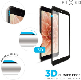 FIXED 3D Full-Cover Ochranné tvrzené sklo pro Apple iPhone 7 8 černá / přes celý displej / 0.33 mm     (FIXG3D-100-033BK)