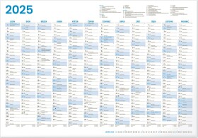 Kalendář 2025 Roční A2, 59,4 42 cm