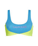 Vrchní díl plavek modrožlutá Calvin Klein
