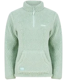 Navitas Mikina Womens Sherpa Pullover Light Green 2XL (NTTH4637-2XL)