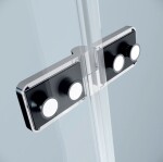 CERSANIT - Sprchový kout JOTA čtverec 90x195, kyvný, pravý, čiré sklo S160-002