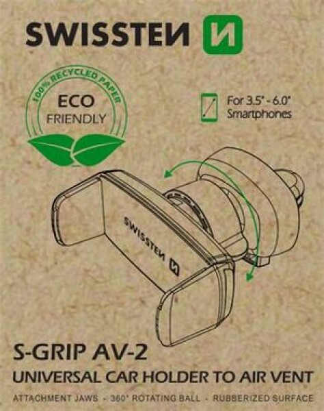 SWISSTEN S-GRIP AV-2 (ECO BALENÍ) / Držák do ventilace auta (65010402ECO)