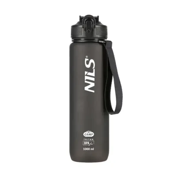NILS Camp NCD68 Tritanová láhev na pití 1000 ml černá (5907695552300)
