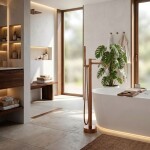 REA - Volně stojící baterie Clif Brush Copper REA-B7504