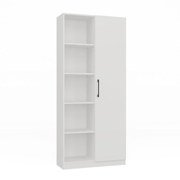 Regál 80 cm dveře bílá