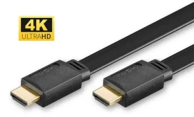 MicroConnect Propojovací FLAT kabel HDMI 1.4 (M) - HDMI 1.4 (M) 2m černá (HDM19192V1.4FLAT)