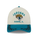 New Era Pánská kšiltovka Jacksonville Jaguars NFL 2025 Draft 9TWENTY A-Frame Adjustable - Béžová