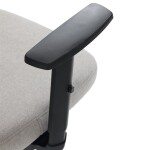 Židle kancelářská, šedá MESH síťovina, šedá látka, plastový kříž, synchronní mechanismus, kolečka pro tvrdé povrchy