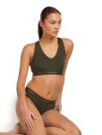 Dámská merino podprsenka ICEBREAKER Wmns 125 Cool-Lite Sprite Racerback Bra, Dark Loden velikost: L