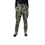 HOSH Dámské kalhoty s potiskem Velikost: M/L, Barva: Zelená