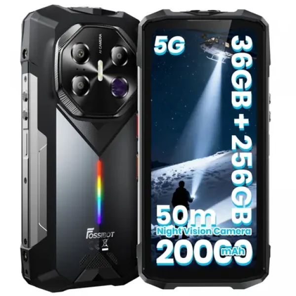 F113 šedá / Mobilní telefon (FOSSIBOTF113GRAY)