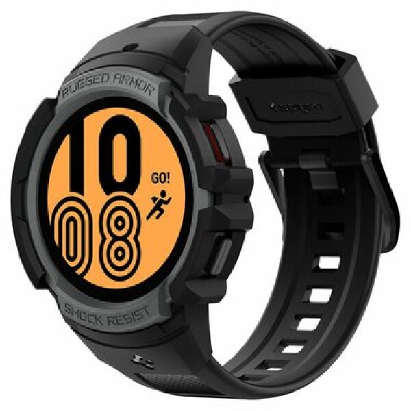 Spigen Rugged Armor Pro ochranný kryt + řemínek pro Samsung Galaxy Watch 4 40mm šedá (ACS03165)