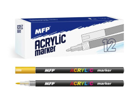 Akrylový popisovač 1 mm - zlatý