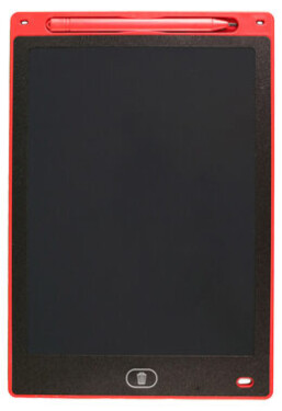 CUBE1 BR10 červená / dětský grafický tablet / 10" / baterie CR2025 (8590977037762)