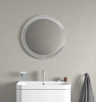 DURAVIT - Happy D.2 Plus Zrcadlo, průměr 700 mm, s LED osvětlením HP7480S00000000