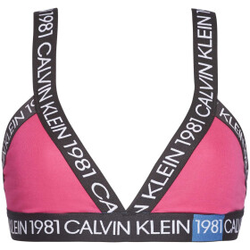 Podprsenka bez kostice Calvin Klein růžovo/černá XS